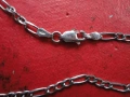 Италианска сребърна верижка 10 , снимка 5