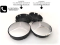Капачки за джанти за Mercedes Мерцедес / размери от 52мм 55мм 60мм / нови черни декоративни тапи, снимка 2