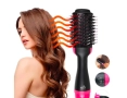 💨 Електрическа Четка-Сешоар 2в1 (One Step) – Изправяне, Обем и 3 Температурни Режима, снимка 2