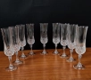 Комплект от 9 бр.кристални чаши*Cristal D'arques Paris*, снимка 1