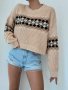 Дамски пуловер, снимка 1 - Блузи с дълъг ръкав и пуловери - 42894699