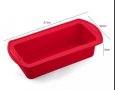 Правоъгълник правоъгълна дълга силиконова форма силиконов молд калъп кекс хляб сладкиш сапун десерти, снимка 3