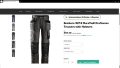 Snickers 3212 Dura Twill Craftsmen Trousers With Holsters размер 48 / М работен панталон W4-504, снимка 2
