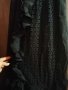 AMN madness national. Интересна дълга черна рокля, без презрамки #отговаря на размер S и M , снимка 10