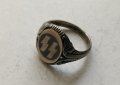 Сребърен пръстен с ниело, снимка 5