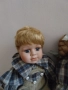 Винтидж немски порцеланови кукли близнаци като ново, снимка 7