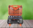 Комплект тръбни ключове и ключове с фиксиран пръстен 37 части. , снимка 4
