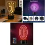 Лампа с дистанционно LED 3D футболна INTER MILANO AC Milano Juventus , снимка 1