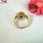 Пръстен с 14К златно покритие 224870, снимка 2