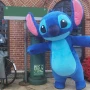 Гигантски надуваем костюм на Стич 1,9м 2,5м Stitch за изненади детски рожденни дни партита, снимка 1