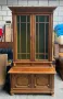 Масивен антик Шкаф/ витрина/ библиотека, снимка 2