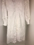 Бяла дантелена рокля къса, снимка 4