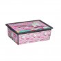 Кутия за играчки Mercado Trade, За момичета, Розов еднорог, 25л.