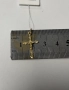 Златна висулка(кръст)0.60гр., снимка 4