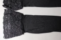 Glamour 20 den (38-40) нови черни луксозни силиконови чорапи с широка дантела, снимка 9