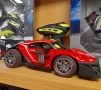 Метална кола с пушек, дистанционно, Bugatti, високоскоростна , снимка 3