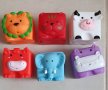 Играчки за баня,гумени кубчета,животни, снимка 3