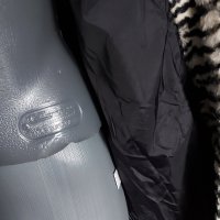 Луксозен дизайнерски кожух в зебра принт / голям размер , снимка 9 - Палта, манта - 44323367