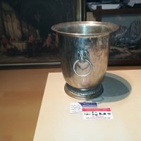 шампаниера с лъвове 24х22см-внос франция, снимка 4 - Колекции - 29477034