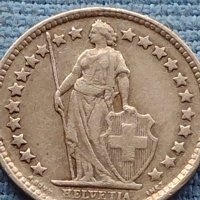 Сребърна монета 0.835 проба 1/2 франк1943г. Швейцарска Конфедерация 39654, снимка 10 - Нумизматика и бонистика - 42752391