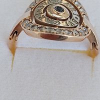 Руски  златен пръстен , снимка 2 - Пръстени - 37290026