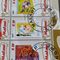 Пощенски марки чиста комплектна серия История на Олимпиадите 2012г. Пощта Малави - 22462, снимка 4 - Филателия - 36663400