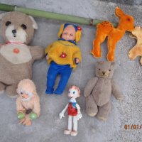 Ретро детски играчки от соца - механични, плюшени, кукли, надуваеми., снимка 1 - Други - 34196684