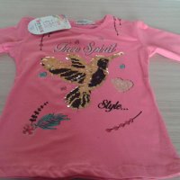 Детски блузи с обръщащи се пайети, снимка 3 - Детски Блузи и туники - 32121300