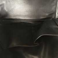 Дамска френска чанта Lancaster Paris полумесец черна естествена кожа, снимка 2 - Чанти - 30854877