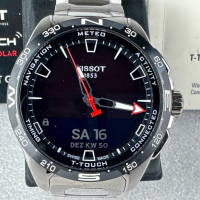 Tissot T-Touch Connect Solar Sapphire Titanium смарт часовник, снимка 11 - Смарт часовници - 40138598