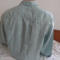 Мъжка риза с дълъг ръкав от лен We, снимка 3 - Ризи - 26518502