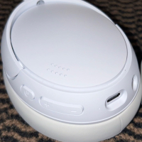 TONEMAC H01 Bluetooth безжични слушалки Hi-Fi стерео, меки Memory Protein наушници, бели, снимка 2 - Bluetooth слушалки - 44560025