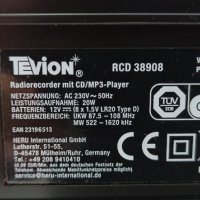 Радиокасетофон CD TEVION RCD 38908 MP3, снимка 2 - Радиокасетофони, транзистори - 30805731