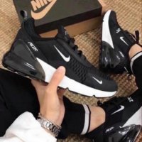 Nike Air 270 Мъжки Черни Маратонки Спортни Обувки Кецове Найк Еър 270, снимка 1 - Маратонки - 30523312