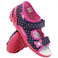 Детски текстилни обувки RenBut тип сандал 21/27, снимка 1 - Детски пантофи - 40139213