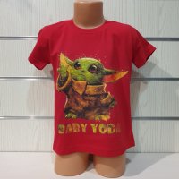 Нова детска тениска с дигитален печат Бейби Йода, Star Wars (Междузведни войни), снимка 5 - Детски тениски и потници - 35277600