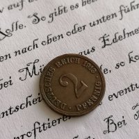 Райх монета - Германия - 2 пфенига | 1913г.; серия A, снимка 1 - Нумизматика и бонистика - 37701402