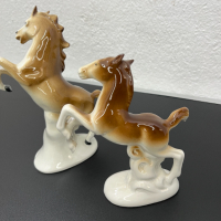 Чифт статуетки на коне от порцелан Lippelsdorf. №5172, снимка 7 - Колекции - 44632383