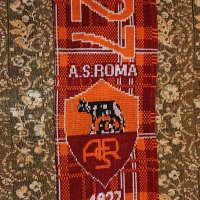 Оригинален шал на Рома, снимка 3 - Футбол - 38174122