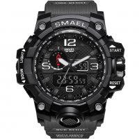 Спортен часовник SMAEL 1545 Black, черен цвят, снимка 4 - Мъжки - 38882084