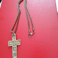 Бронзов кръст , снимка 1 - Колиета, медальони, синджири - 38182325