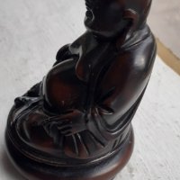 Малка статуетка Буда фигура, снимка 2 - Антикварни и старинни предмети - 44481554