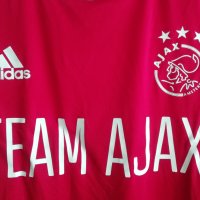 Ajax Amsterdam Adidas оригинална фланелка тениска Аякс L, снимка 2 - Тениски - 37488350