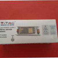 Захранване V-TAC Slim за LED ленти 60W,5A,12V, снимка 1 - Лед осветление - 44533610