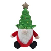 Коледен плюшен гном, 35 см, снимка 1 - Плюшени играчки - 42792417