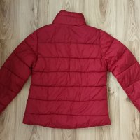 Детско зимно яке ZARA, 152-158 см  12-13г, тъмно червено, много топло с вата и полар, много запазено, снимка 2 - Детски якета и елеци - 35077467