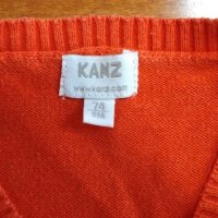 Болеро Kanz  от памучно плетиво рамер 74см, снимка 2 - Жилетки и елечета за бебе - 31712933