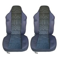 Калъфи за предни седалки, 2бр. протектори, 125 х 50см, полиестер, снимка 1 - Аксесоари и консумативи - 42230759