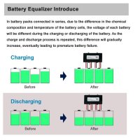 Балансьор HA02 Battery Equalizer 4 x 12V BMS за оловно-киселинна батерия, снимка 2 - Друга електроника - 44193789