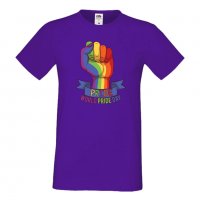 Мъжка тениска Pride World Day multicolor Прайд,Празник.Повод,Изненада, снимка 11 - Тениски - 37105142